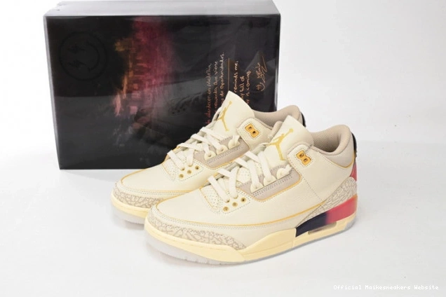 Official Maikesneakers Air Medellin Balvin Sunset 3 Jordan J x FN0344-901 0723